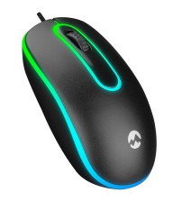 Everest SM-166 Usb Siyah Işıklı Optik Mouse